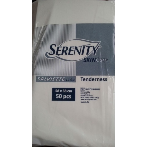 Serenity Skin care Asciugamani Usa e Getta Teli Monouso Carta Salviette 58x38cm