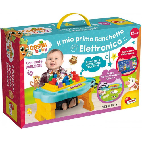 Lisciani Giochi Gioco per Bambini Carotina Baby Banchetto Elettronico Consolle Educativa