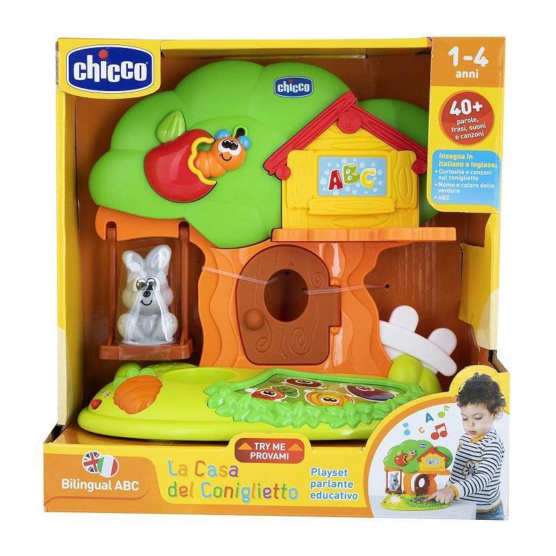 Chicco La Casa del Coniglietto Gioco Elettronico Playset età 1-4 Anni