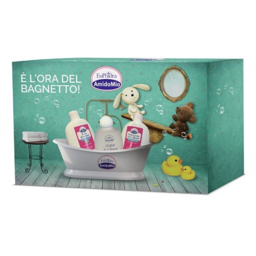 Euphidra Amidomio Kit Bagnetto Shampoo Detergente Colonia