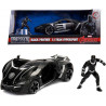 Simba Toys Marvel Avengers Lykan Hypersport in Scala 1:24 con Personaggio di Black Panther