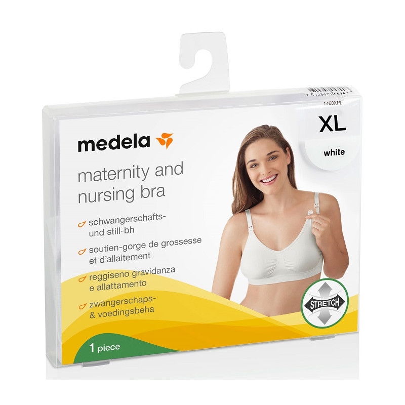 Medela Reggiseno per gravidanza e allattamento Stretch Tg. XL