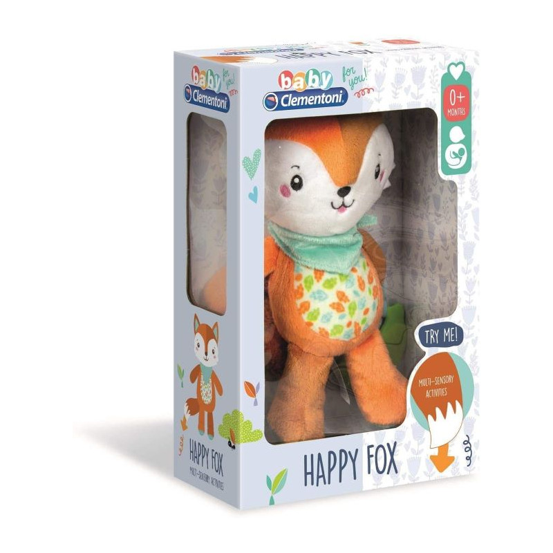 Baby Clementoni For You Happy Fox Gioco Primi Mesi