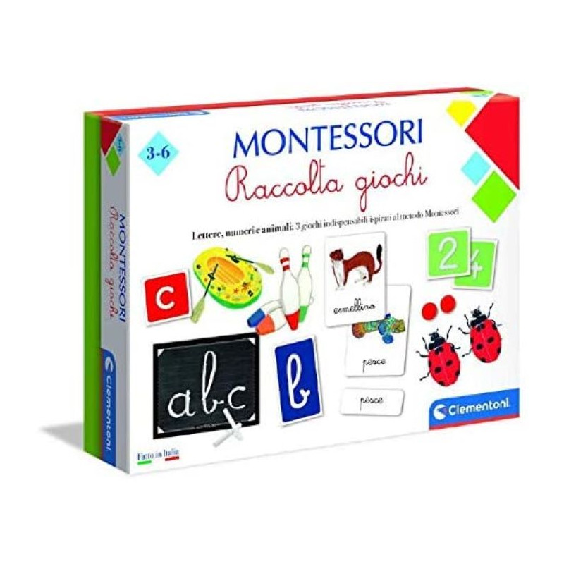 Clementoni Montessori Raccolta Giochi