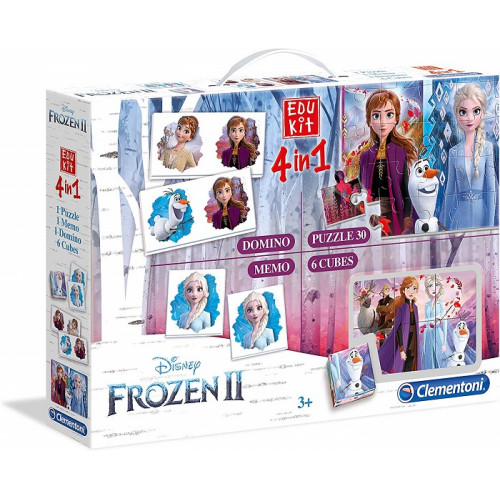Clementoni Edukit 4 in 1 Frozen 2 Set di Giochi