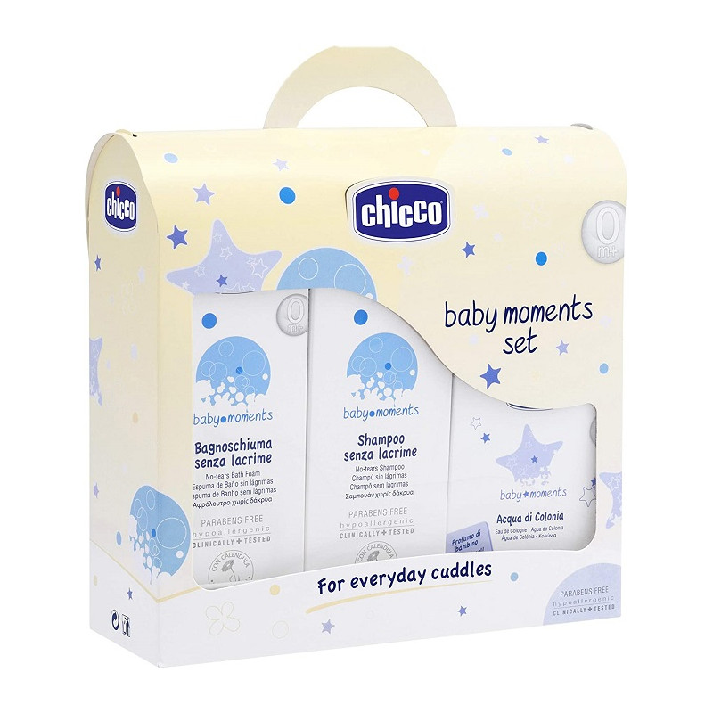 Baby Moments Set 0m+ Bagno, shampoo, colonia