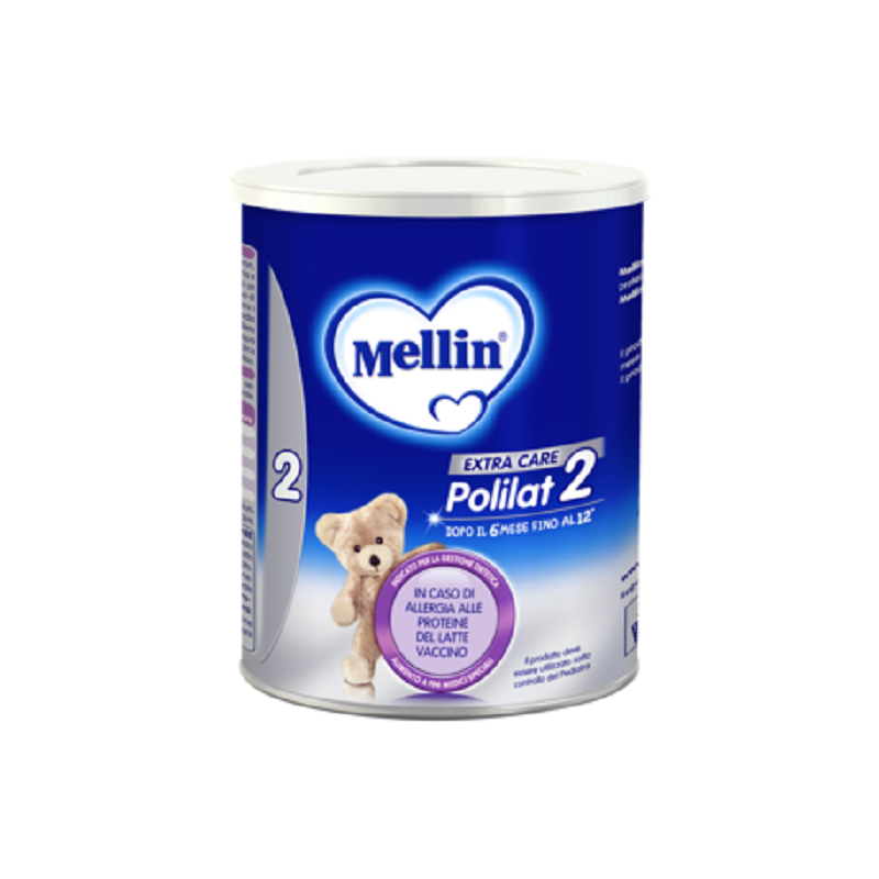 Mellin Latte Polilat 2 per lattanti con allergia alle proteine del latte vaccino Indicato dopo il 6°