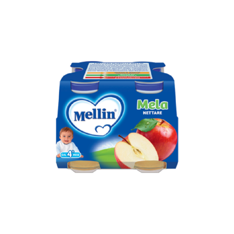 Mellin Nettere Mela 2 Confezioni da 4x125ml