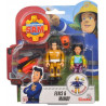 Simba Toys Sam Il Pompiere Set Due Personaggi Articolati 7.5 cm con Accessori Assortiti