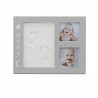 Mibb Memory Kit Cornice Baby Stella Luna con due foto e calco mani