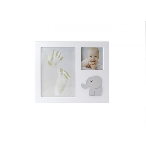 Mibb My Memory Cornice Kit Impronta mani e piedi per Neonati con 1 Foto