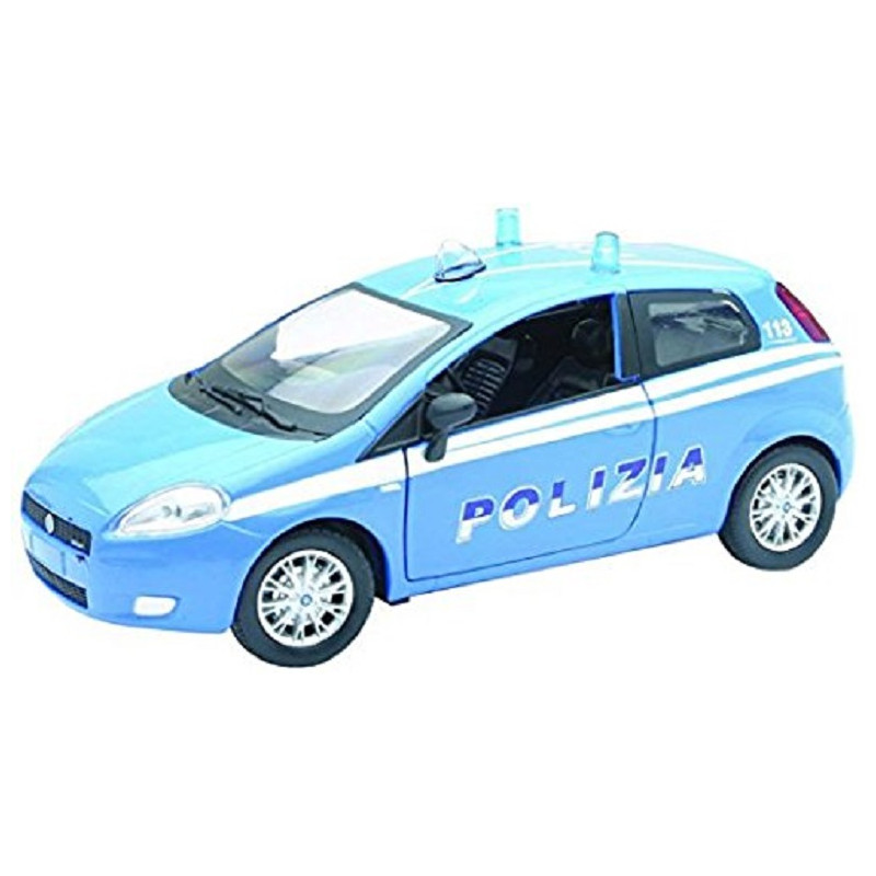 New Ray Fiat Grande Punto Polizia 113 Die Cast 1:24 Modello Escl.Collezionisti