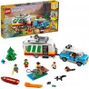 Lego Creator 3 in 1 Set Vacanze in Roulotte con automobile Camper faro Giocattolo da costruzione per