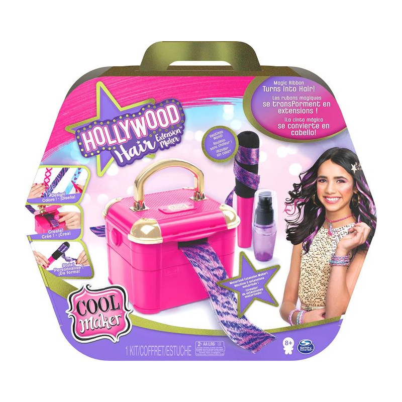 Spinmaster Cool Maker Hollywood Hair Macchina Crea Extension 12 Extension Personalizzabili E Accesso