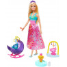 Toys One Barbie Dreamtopia Playset Asilo dei Draghetti Bambola con Cuccioli di Drago e Accessori