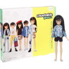 Toys One Creatable World Kit Deluxe con Bambola con Capelli Neri 6 Outfit 3 Paia di Scarpe e Accesso