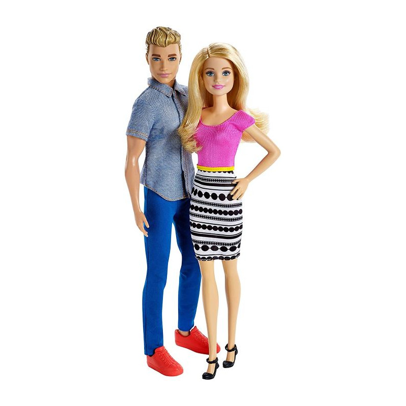 Toys One Barbie and Ken Doll