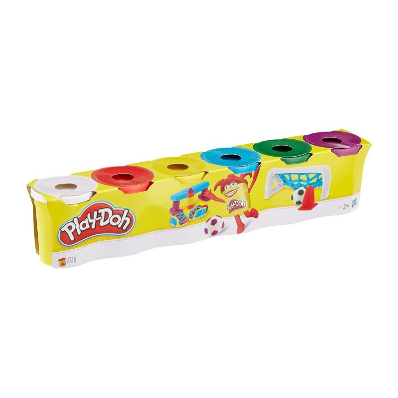 Toys One Play-Doh Confezione da 6 Pezzi di plastilina di Base