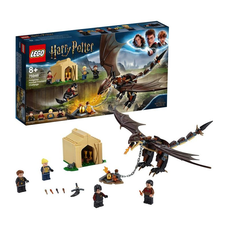 Lego Harry Potter La Sfida dell'Ungaro Spinato al Torneo Tremaghi Dragone Giocattolo