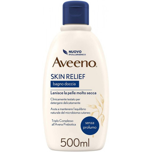 Aveeno Bagno Doccia Lenitivo Skin Relief Pelle da Secca a Molto Secca Ipoallergenico 500ml