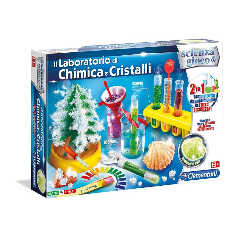 Clementoni Scienza e Gioco Il Laboratorio di Chimica e Cristalli