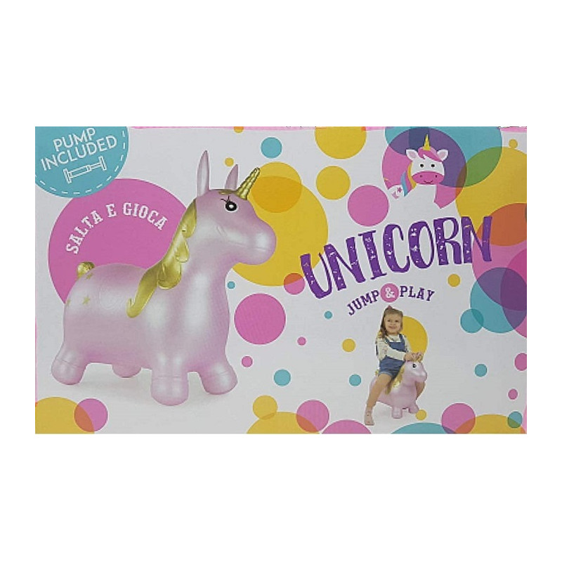 Toys One Gonfiabile Unicorno Bianco
