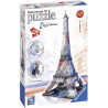 Ravensburger 12580 Puzzle 3D Eiffel Tower Edizione Bandiera 216 Pezzi