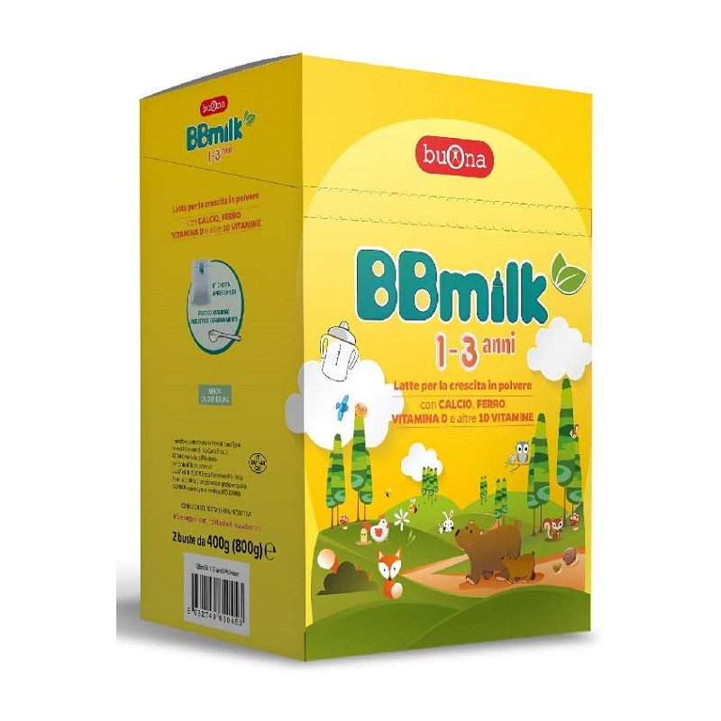 BBmilk Latte Bio Biologico Polvere 1-3 anni polvere 800 g