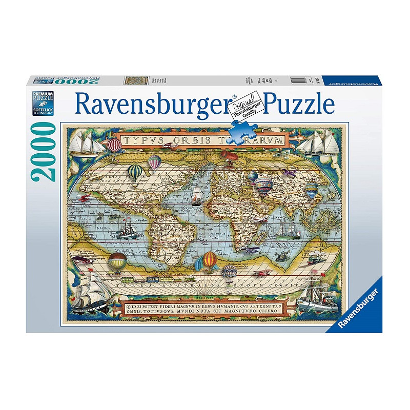 Ravensburger 16825 Puzzle Per Adulto Intorno al Mondo