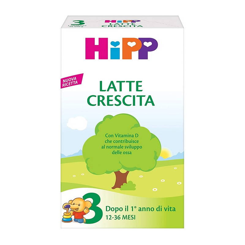 Hipp Latte 3 Polvere Biologico Per Lattanti Confezione da 500 g