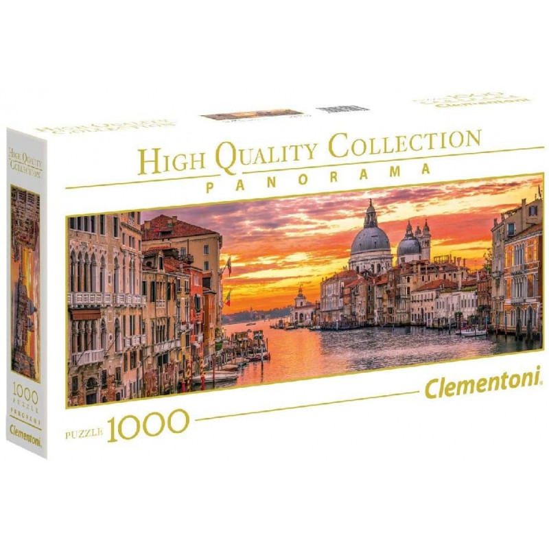 Clementoni Collection Panorama Puzzle The Grand Canal Venice 1000 Pezzi