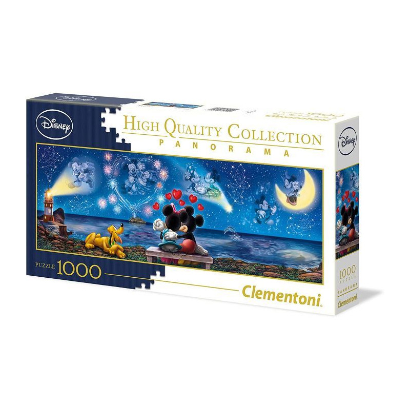 Clementoni Minnie Disney Panorama Collection Puzzle 1000 Pezzi