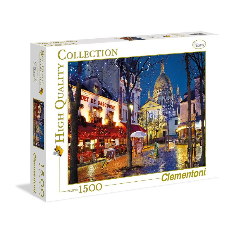 Clementoni Paris Parigi Montmartre Collection Puzzle 1500 Pezzi
