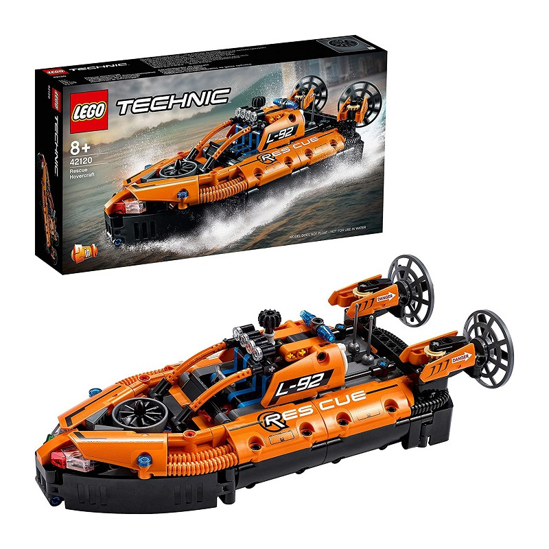 LEGO Technic Hovercraft di Salvataggio e Aereo Bimotore