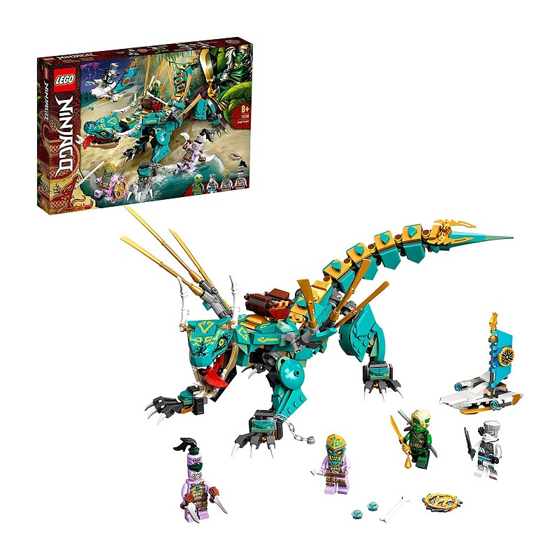 LEGO Ninjago Dragone della Giungla Ninja Lloyd e Zane