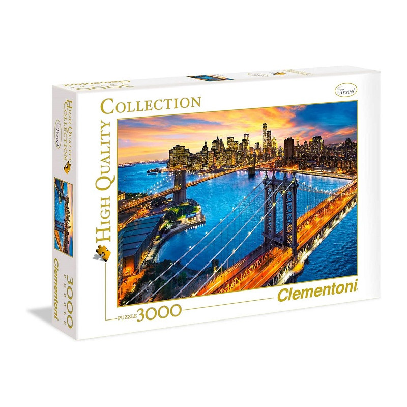 Clementoni New York High Quality Collection Puzzle 3000 pezzi Puzzle Adulti