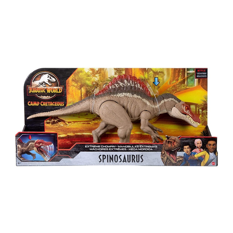 Mattel HCG54 Jurassic World Dinosauro Spinosauro Mostro Estremo