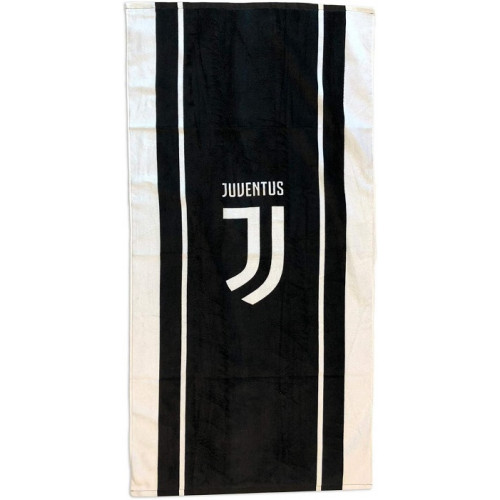 Hermet Juventus Telo Mare Bianco Nero 70x140 cm