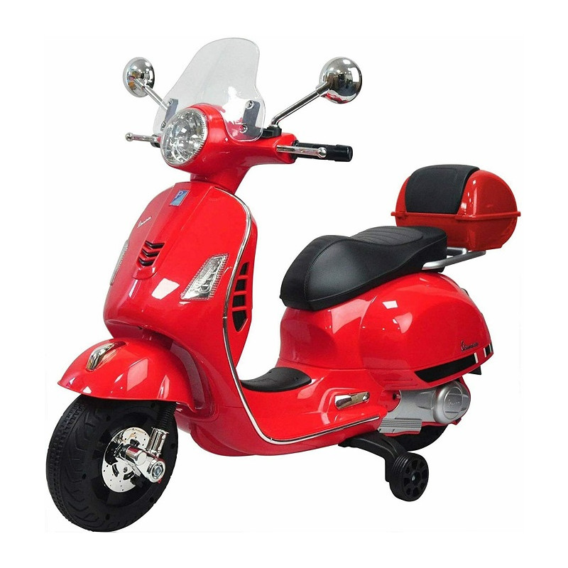 Moto Scooter Elettrico per Bambini Piaggio Vespa Mini GTS Super 6V