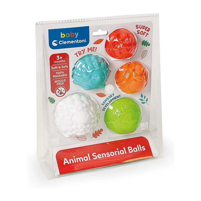Clementoni Animal Balls Palline Morbide Sensoriali