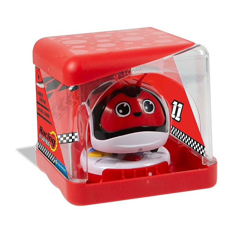 Clementoni Racing Bugs-Coccinella Robot Educativo Telecomandato