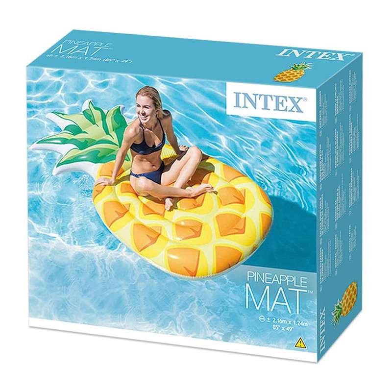 Intex 58761 Materassino Ananas 216 x 124 cm