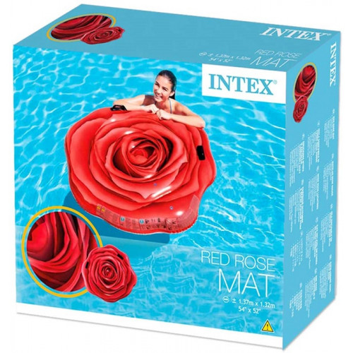 Intex 58783 Materassino Rosa Rossa 137 x 132 cm