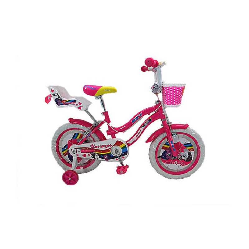 Biker Toys Bici Bicicletta Per Bambina Unicorno Taglia 12 Età 3-5 anni