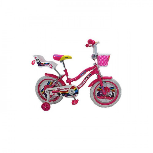 Biker Toys Bici Bicicletta Per Bambina Unicorno Taglia 14 Età 5-8 anni