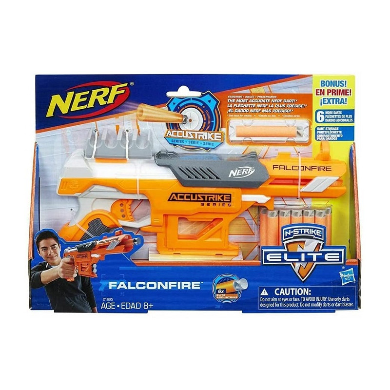 Hasbro Nerf N-Strike Elite Falconfire Pistola con Dardi