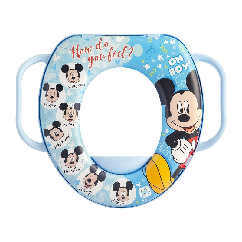 Lulabi Riduttore WC Disney Mickey con Manico Plastica e PVC