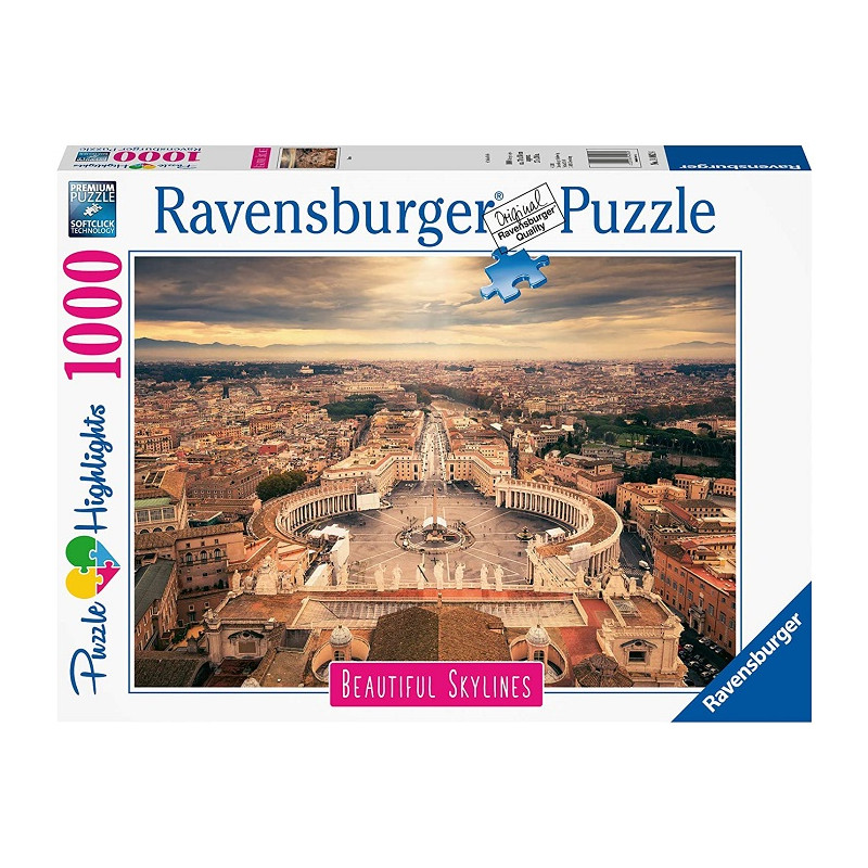 Ravensburger Roma Puzzle 1000 Pezzi per Adulti Collezione Skylines