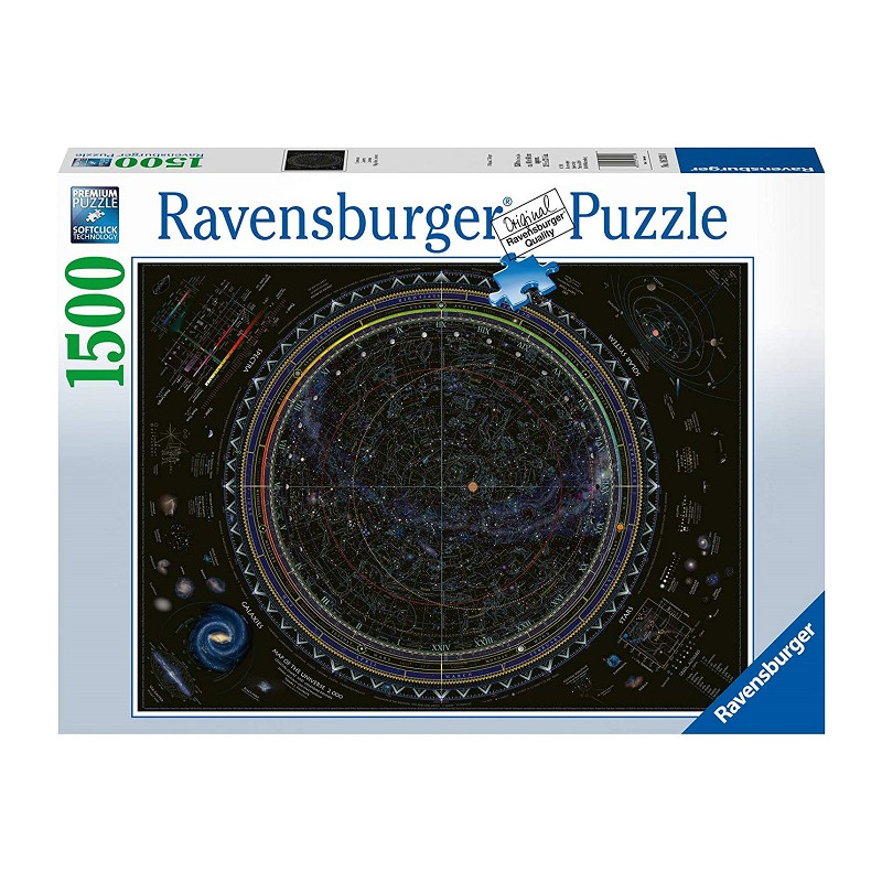 Ravensburger Universo Sistema Planetario Stelle Astrologia Puzzle 1500 pezzi