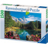 Ravensburger Puzzle Montagna Lago Alpino Con Cervino Puzzle 1500 pezzi